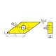 VNMG160408-DF YBC152 Токарная пластина ZCC-CT