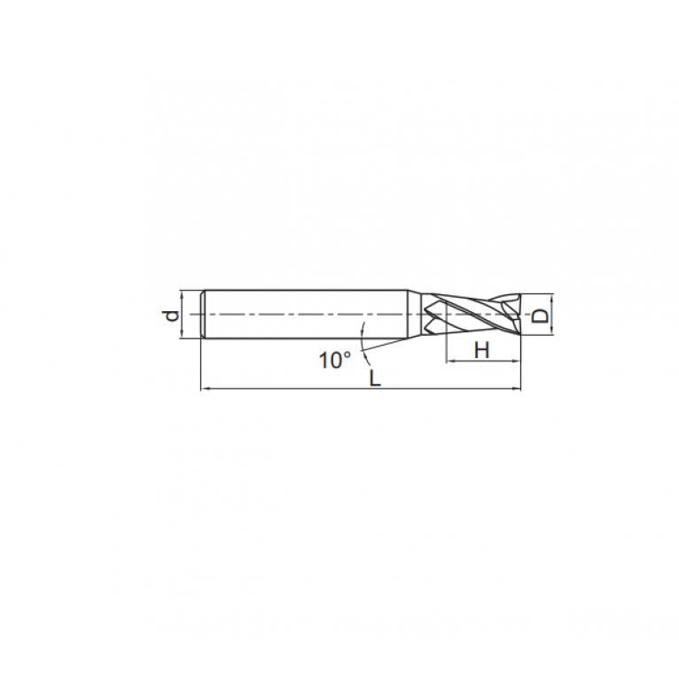 GM-2E-D2.5S Фреза твердосплавная ZCC-CT