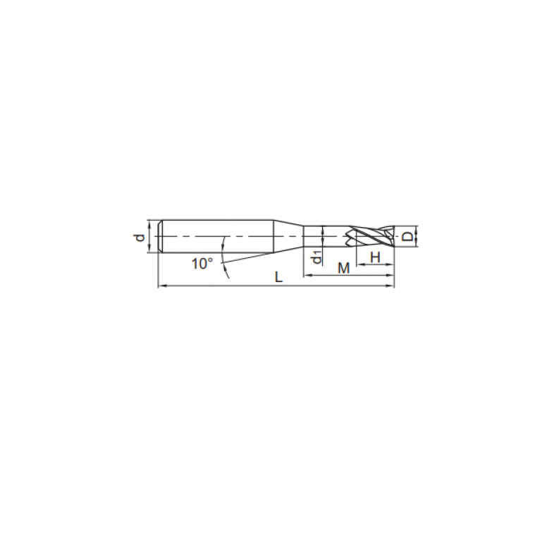 GM-2EP-D5.0-M16 Фреза твердосплавная ZCC-CT