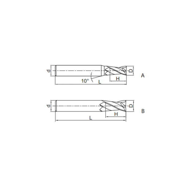 GM-2F-D2.0 Фреза твердосплавная ZCC-CT