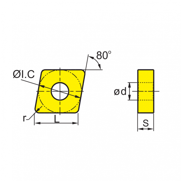 CNMM250924-HPR YBC252 Токарная пластина ZCC-CT