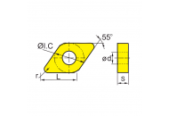 DNMM150612-LR YBC252 Токарная пластина ZCC-CT