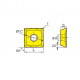 SEET09T308PER-APF Фрезерная пластина ZCC-CT