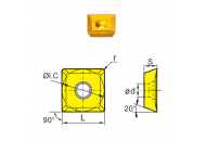 SEET09T308PER-APM YB9320 Фрезерная пластина ZCC-CT