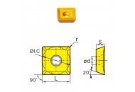 SEET120308PER-APF YB9320 Фрезерная пластина ZCC-CT