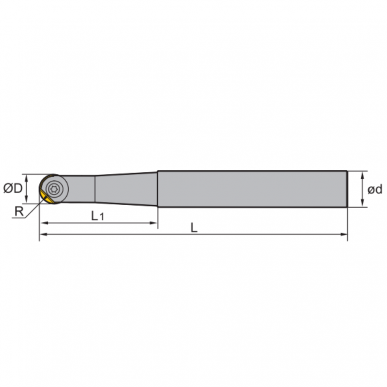 BMR02-012-G16-L Корпус фрезы ZCC-CT