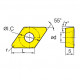 DCMT11T304-HF YB9320 Токарная пластина ZCC-CT