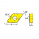 DNMG150612-ADF YB9320 Токарная пластина ZCC-CT
