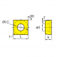 SCMT09T308-EM YBG205 Токарная пластина ZCC-CT