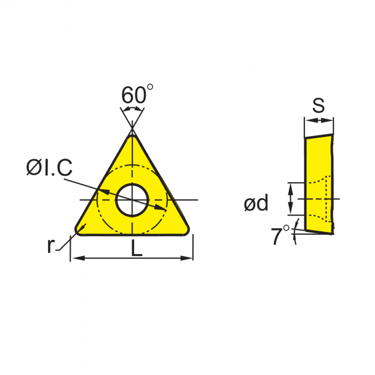 TCMT090204-EF YBG205 Токарная пластина ZCC-CT