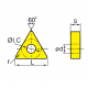 TNMG220408-EF YBG205 Токарная пластина ZCC-CT