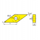 VNMG160404-EM YBG205 Токарная пластина ZCC-CT